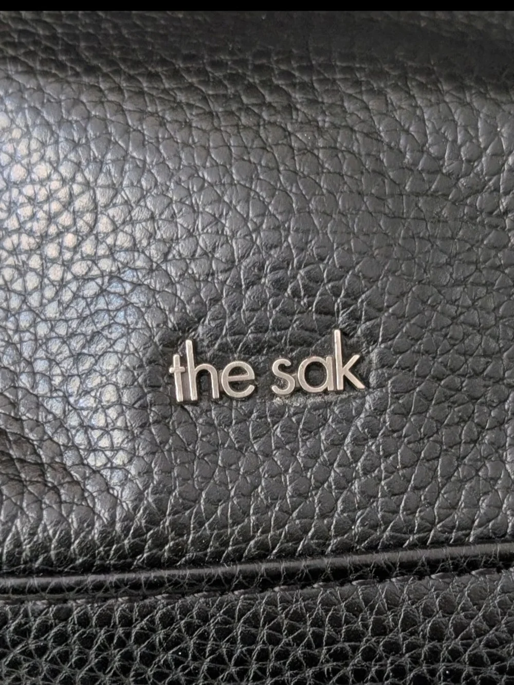 the sak Black Leather Convertible Backpack Crossbody